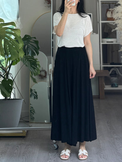 Linen Skirt Pants - AdoreMeU