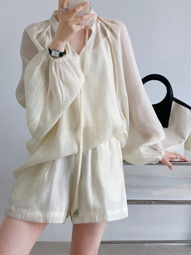 *Daily Blouse & Shorts Set