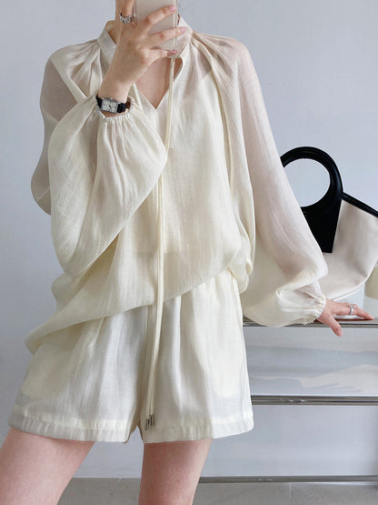 *Daily Blouse & Shorts Set