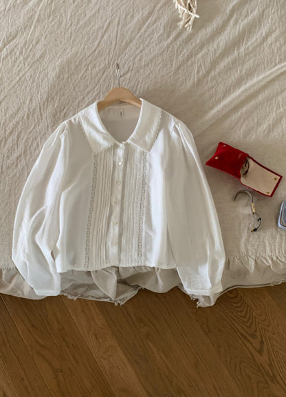 *Lace Pintuck Blouse