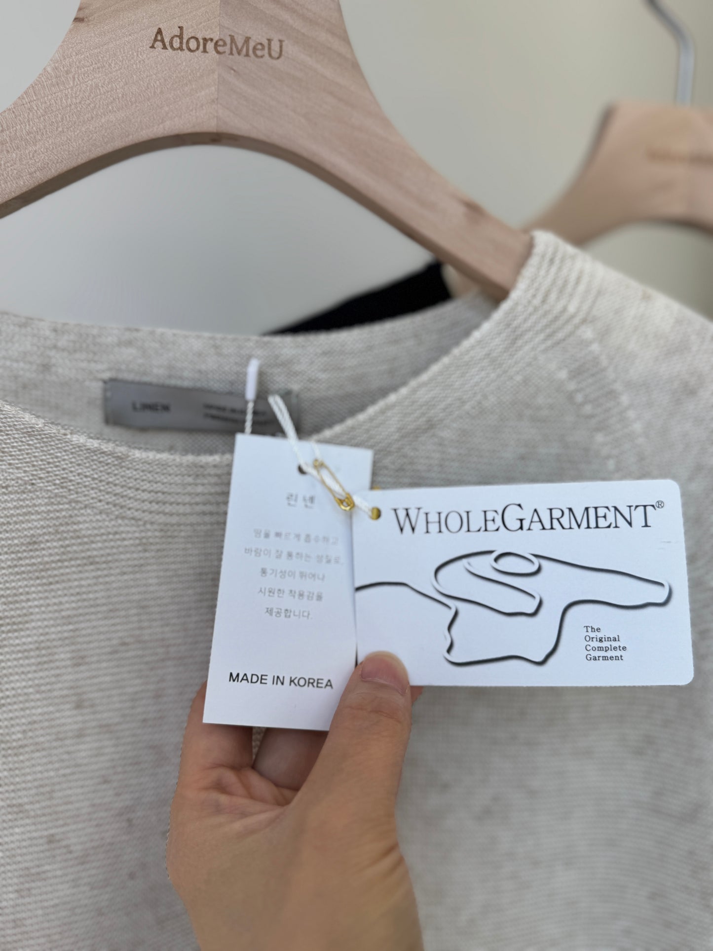 Whole garment Round Cap Knit