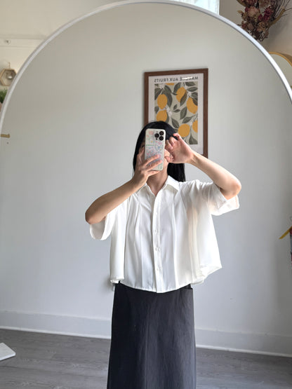 Madeline Pleated Blouse - AdoreMeU