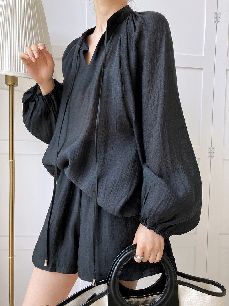 *Daily Blouse & Shorts Set