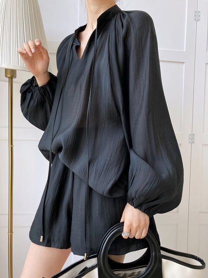 *Daily Blouse & Shorts Set