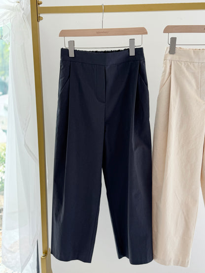 Cotton Cropped Pants