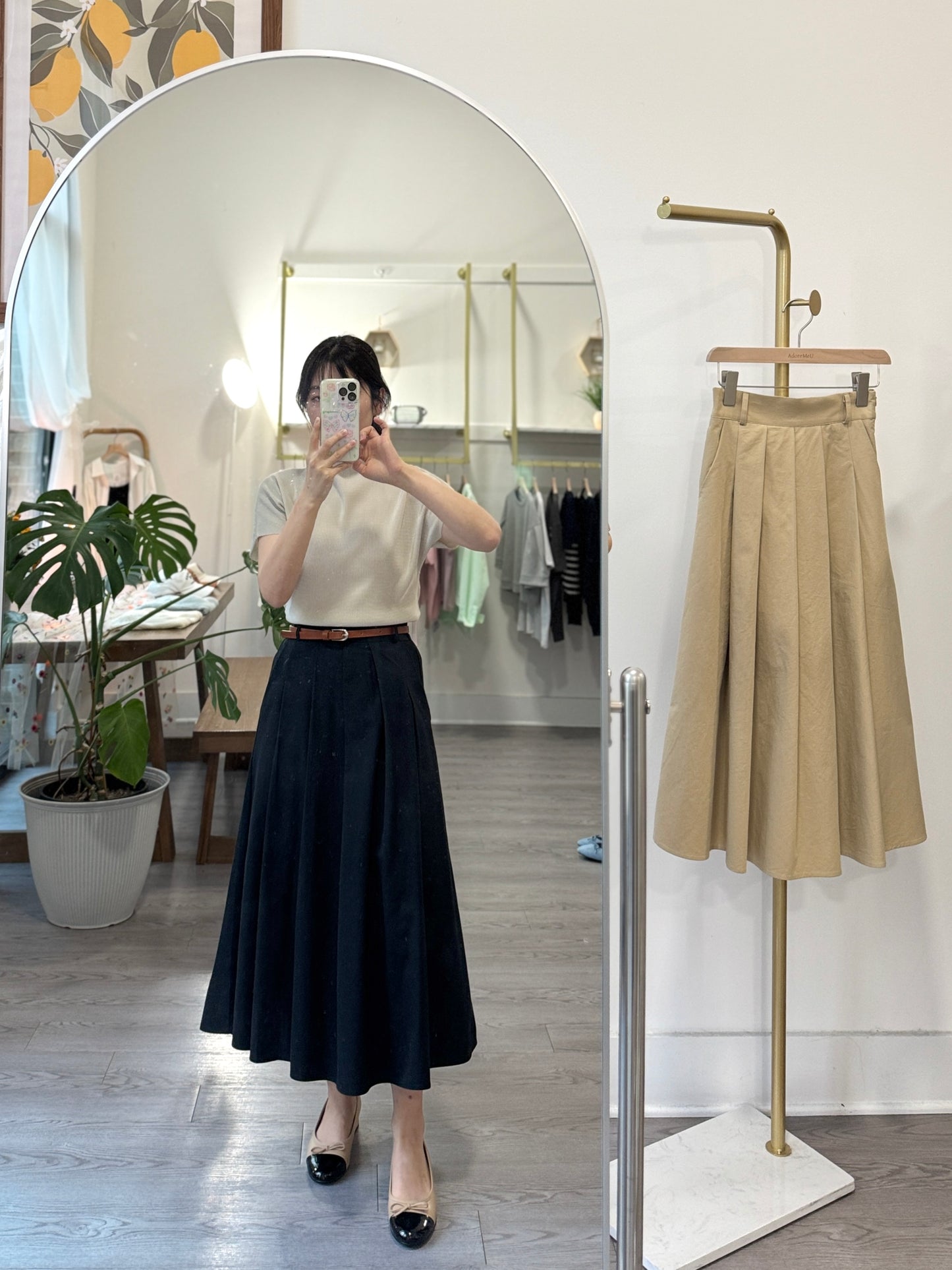 Serene Pleats Skirt