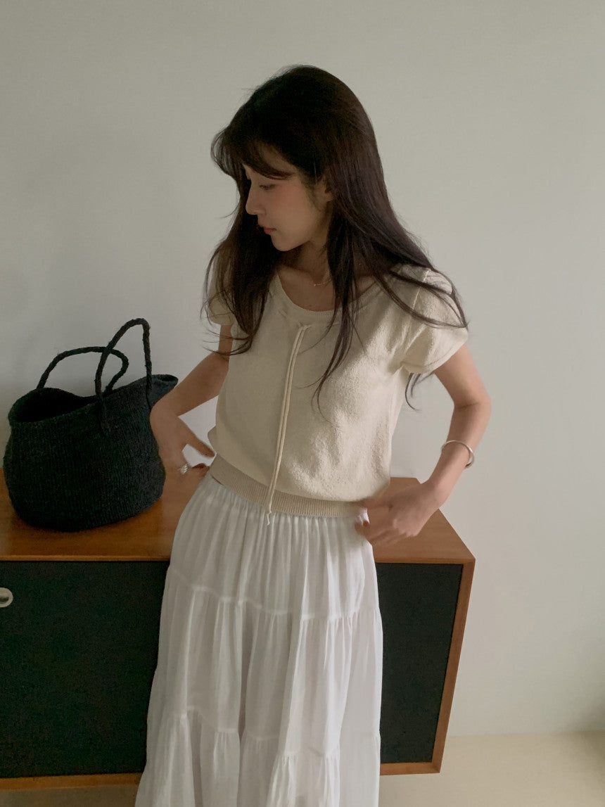 * From Ribbon Short Sleeve Knit