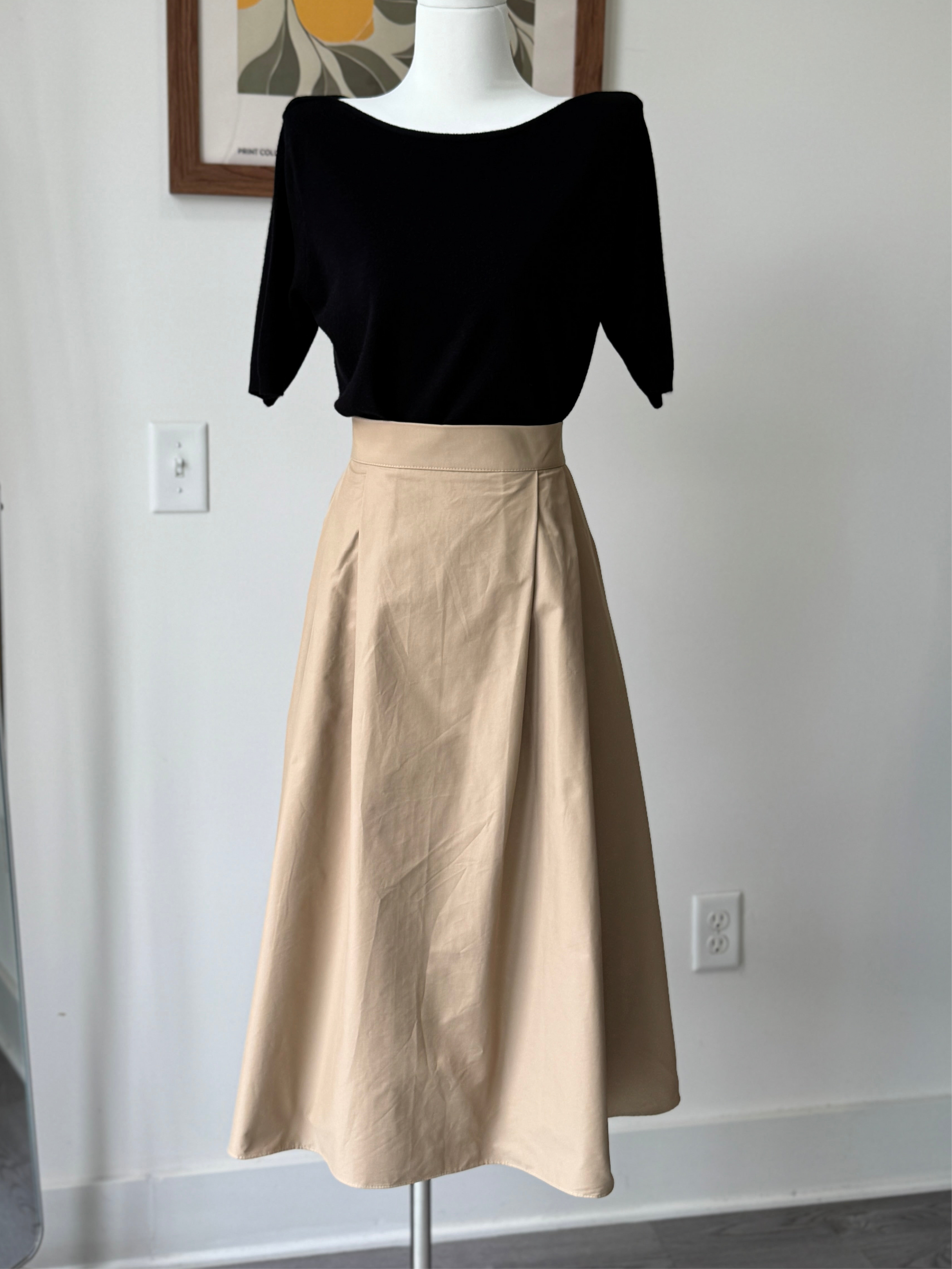 Terry Pintuck Banding Skirt(~9/30) - AdoreMeU