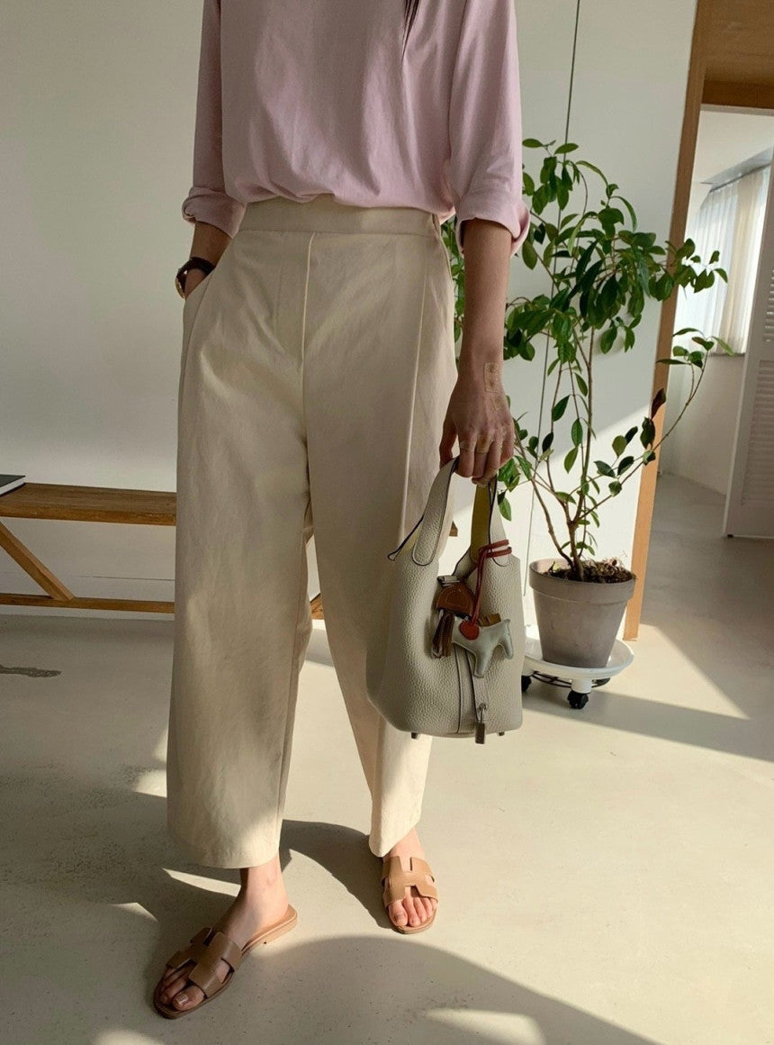 *바이오 핀턱 팬츠