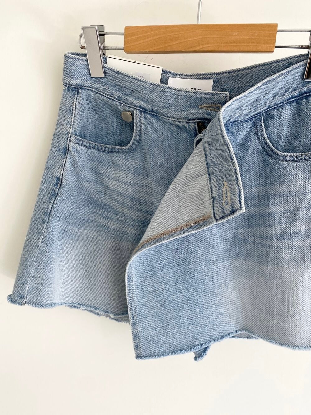 Denim Wrap Skirt