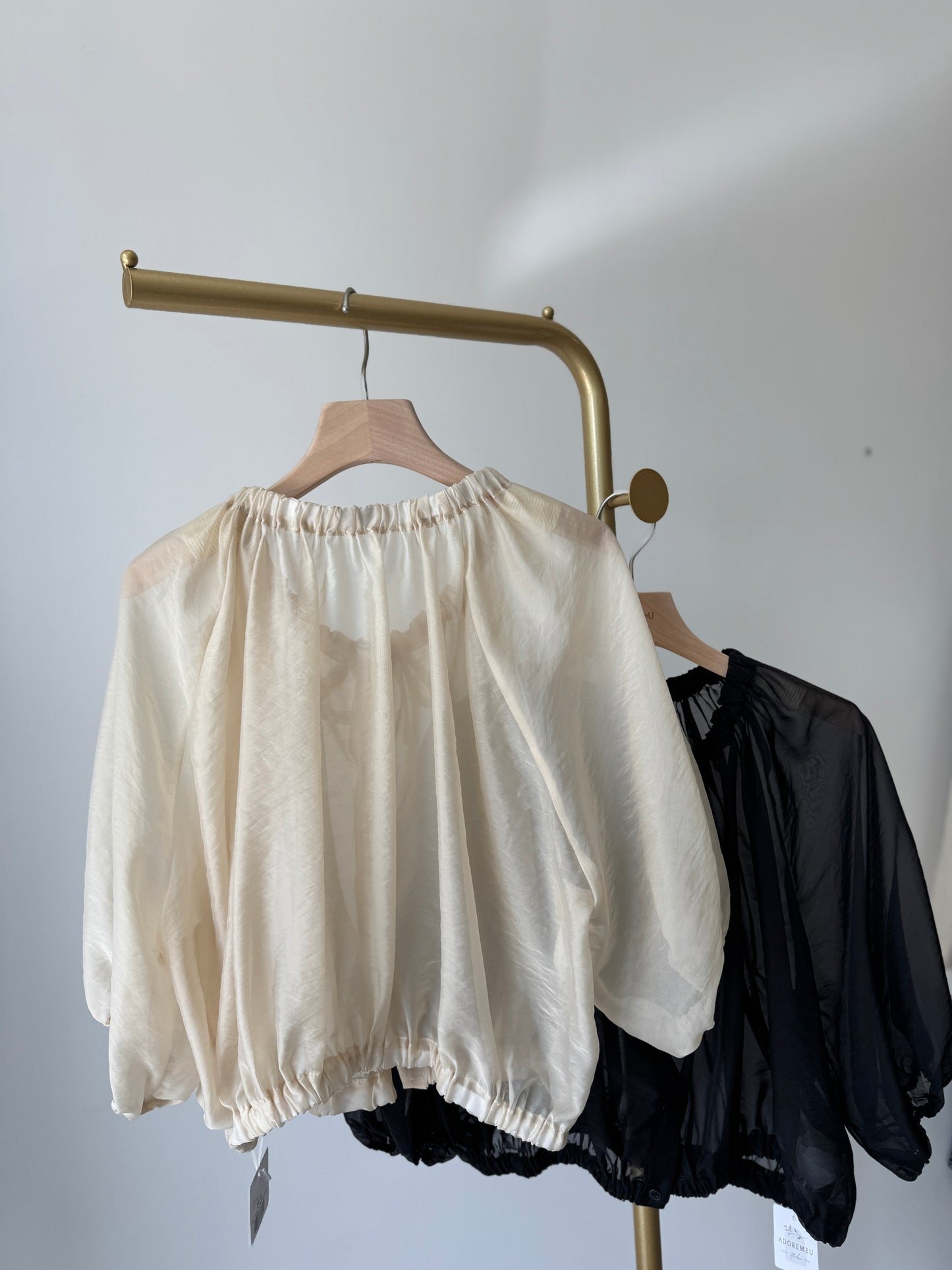Organza Shirring Blouse