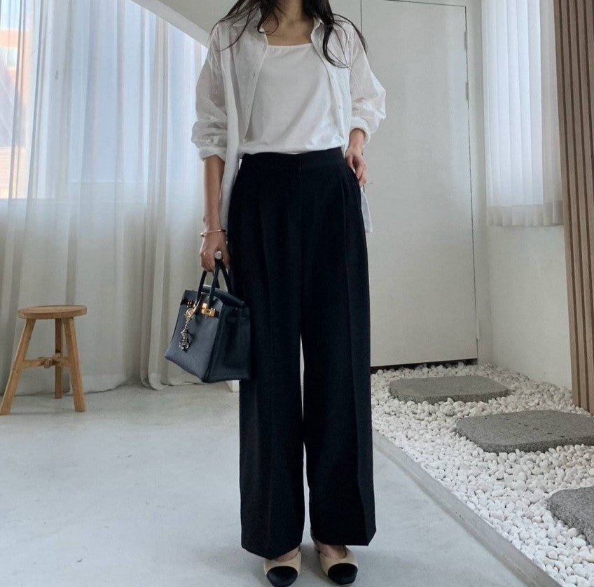 Valen Pintuck Straight Slacks(~10/31)