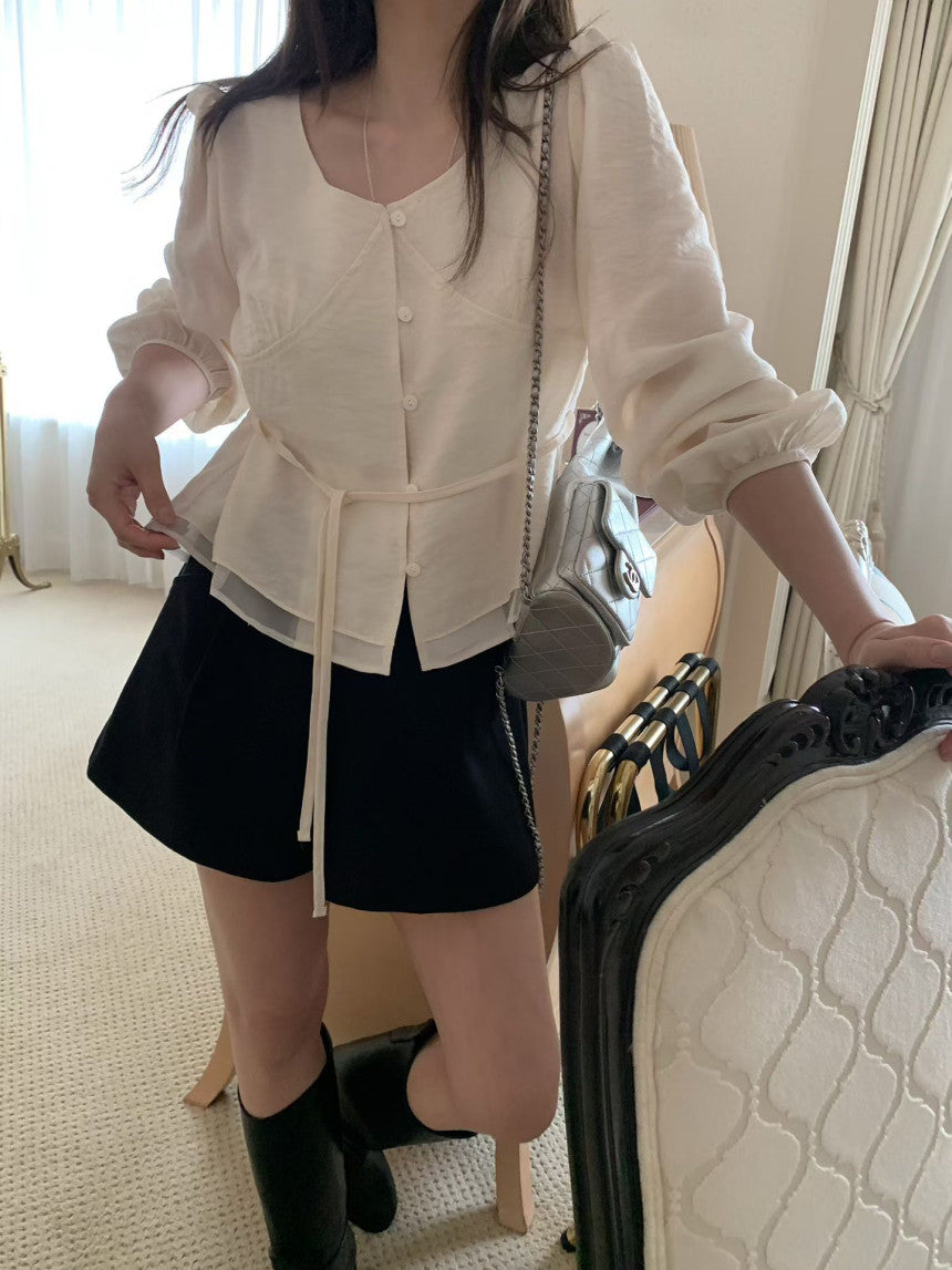 * Lumi Satin Blouse
