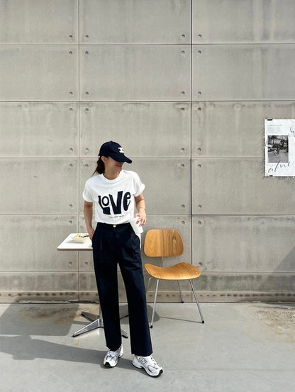 * Love Print T-shirt