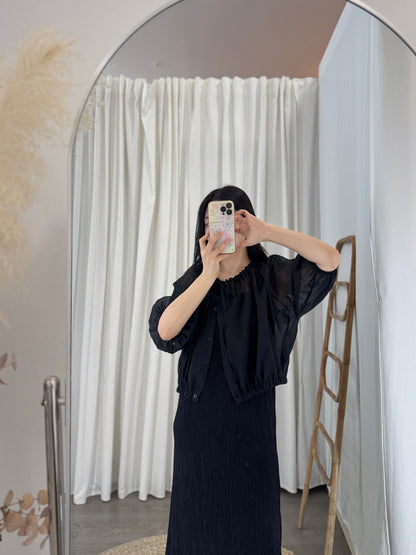 Organza Shirring Blouse