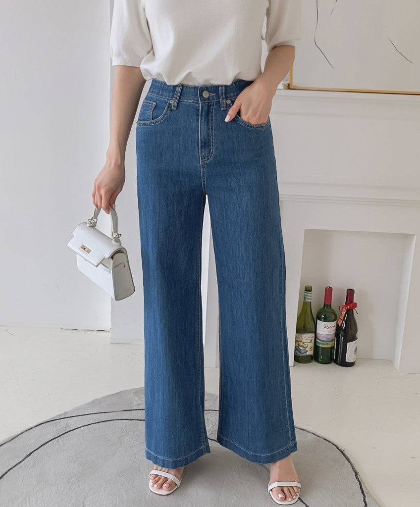Lemon Summer Straight Jeans(~6/22)