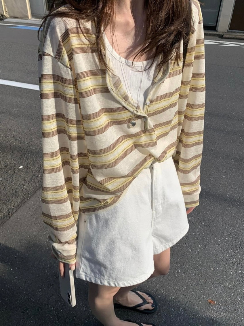 * Youth Stripe Loose Tee