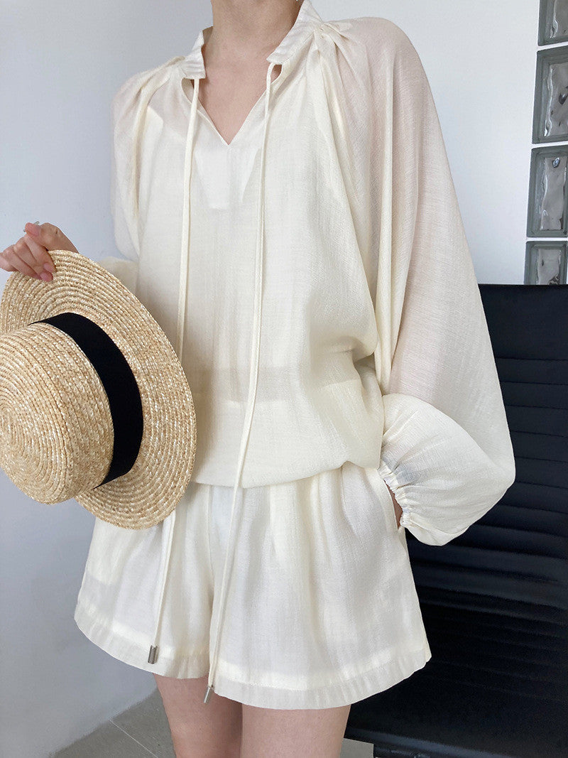 *Daily Blouse & Shorts Set