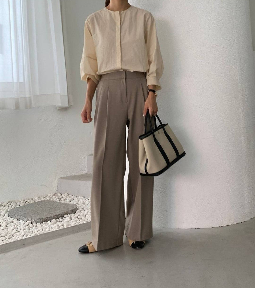 Valen Pintuck Straight Slacks(~10/31)