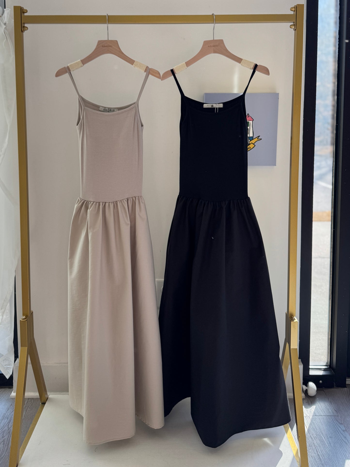 Padded Layered Dress