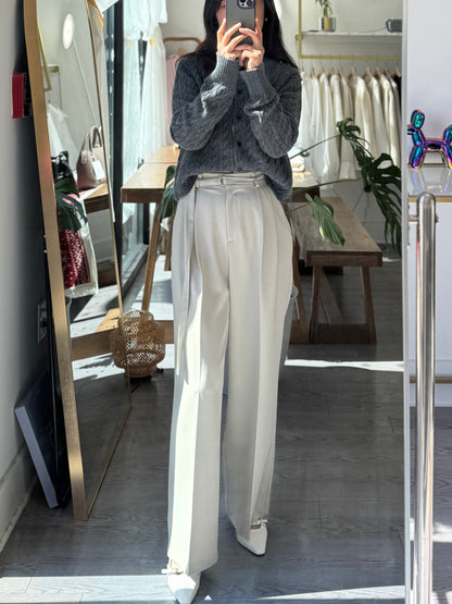 Hug Belt Wide Slacks - AdoreMeU