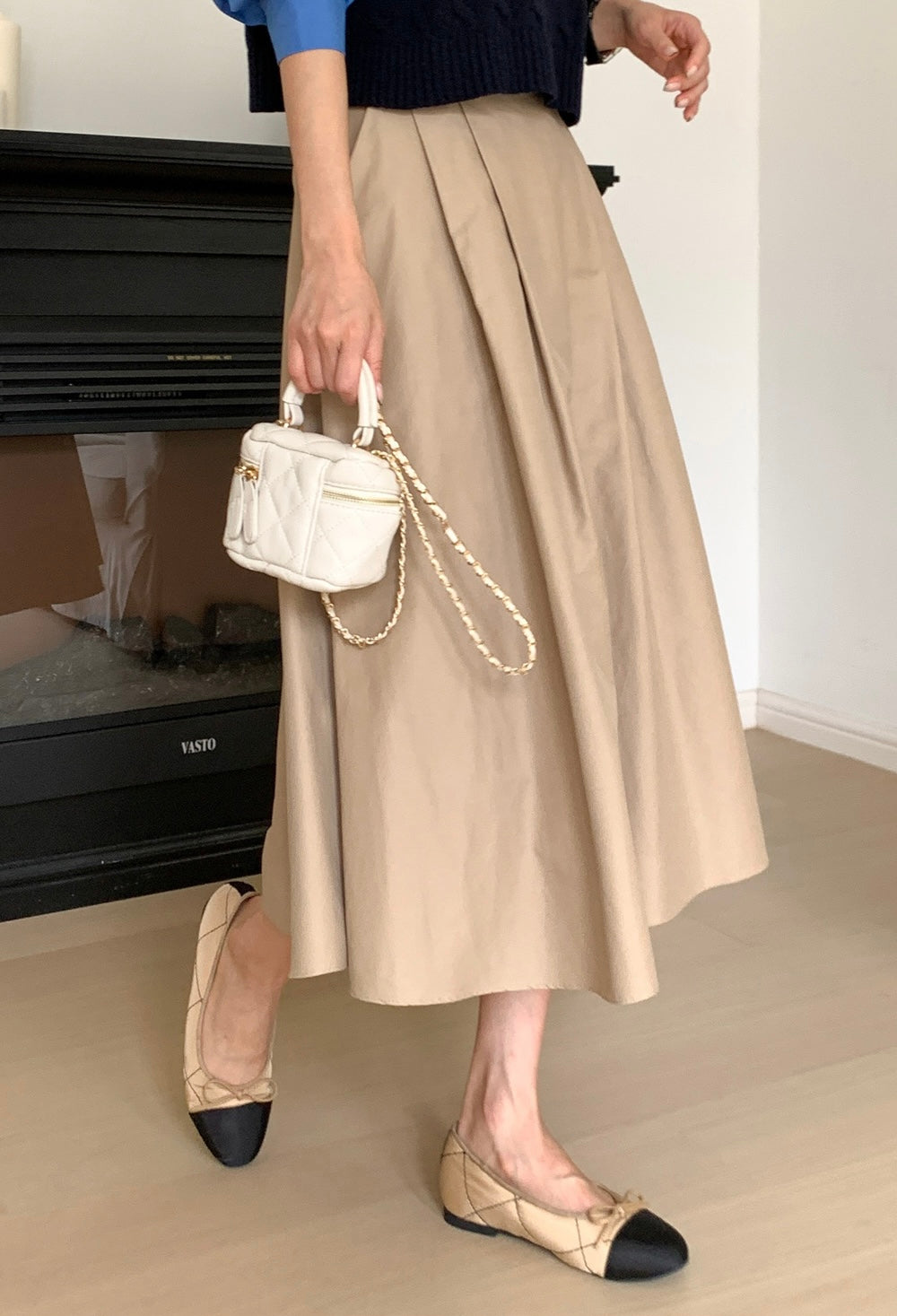 Terry Pintuck Banding Skirt(~9/30) - AdoreMeU