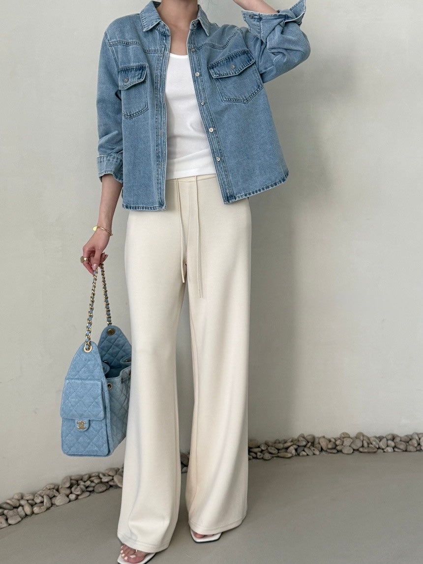 *Lulu Soft Wide Banding Pants