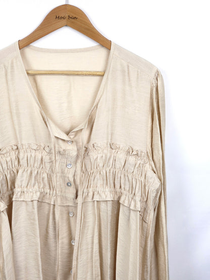 *Shirring Blouse