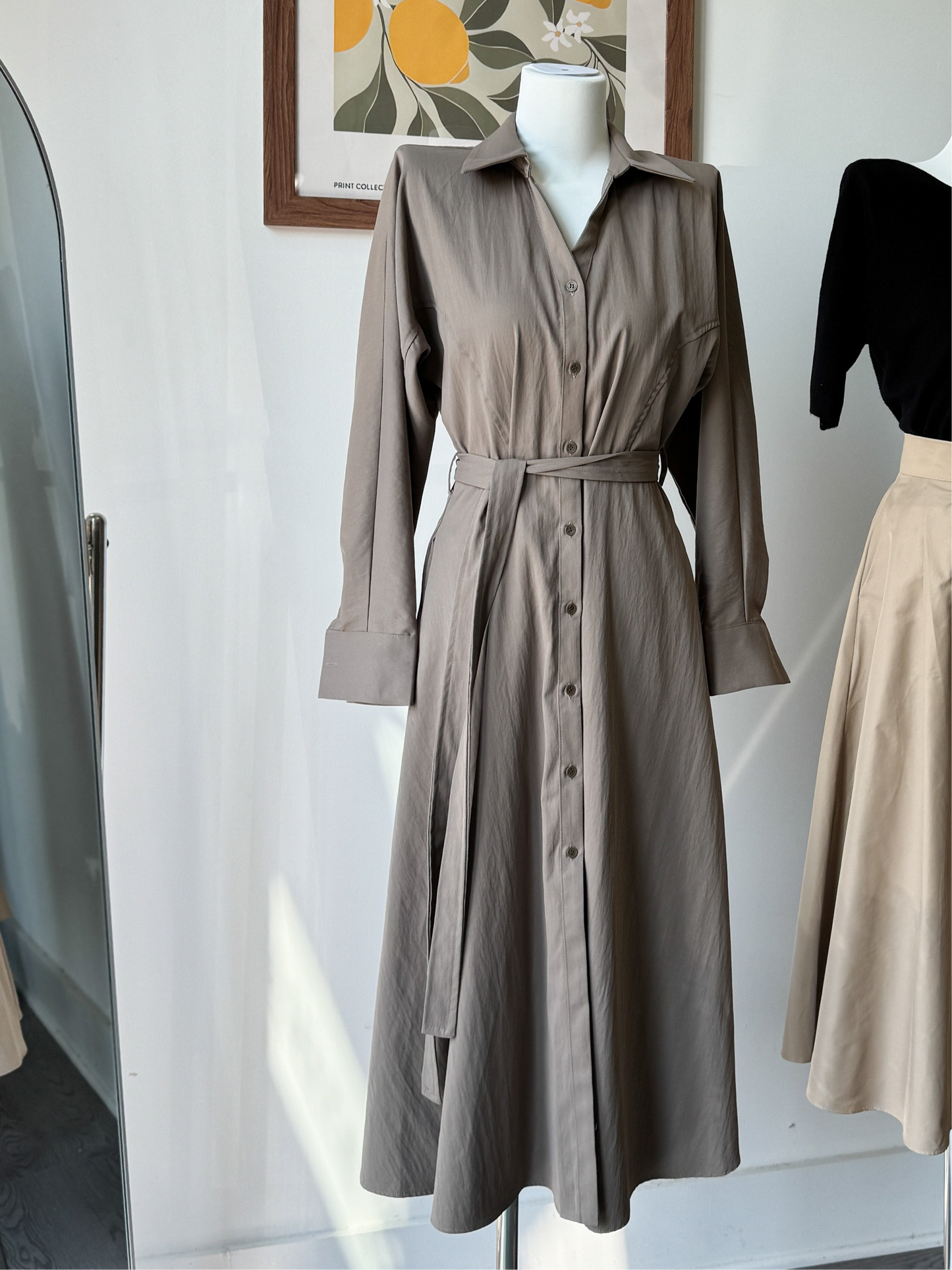 Dolman Sleeve Flare Maxi Dress(~9/30) - AdoreMeU