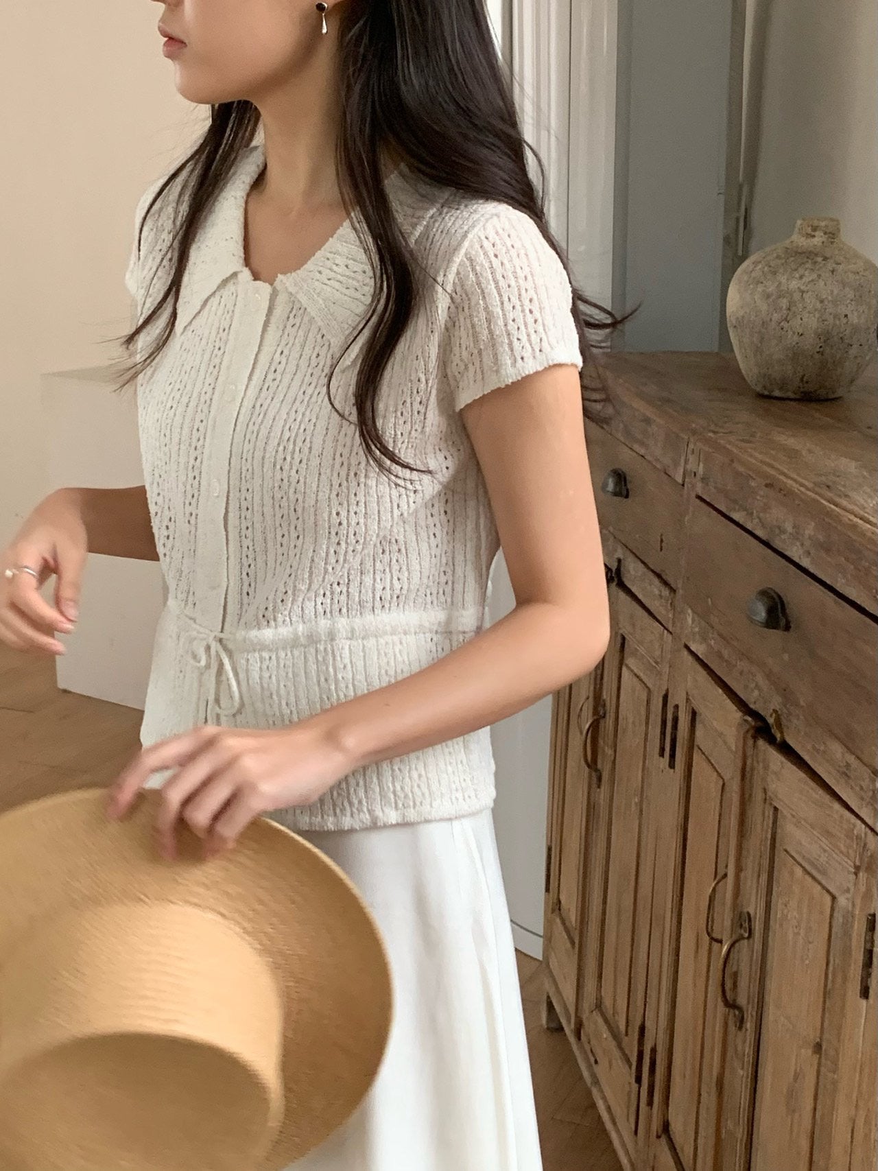 * Summer Mood Collar Knit