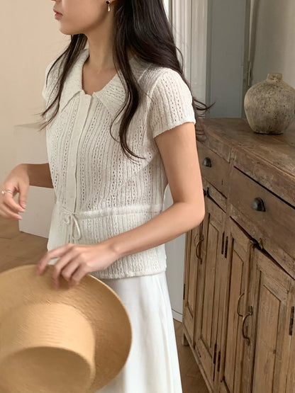 * Summer Mood Collar Knit