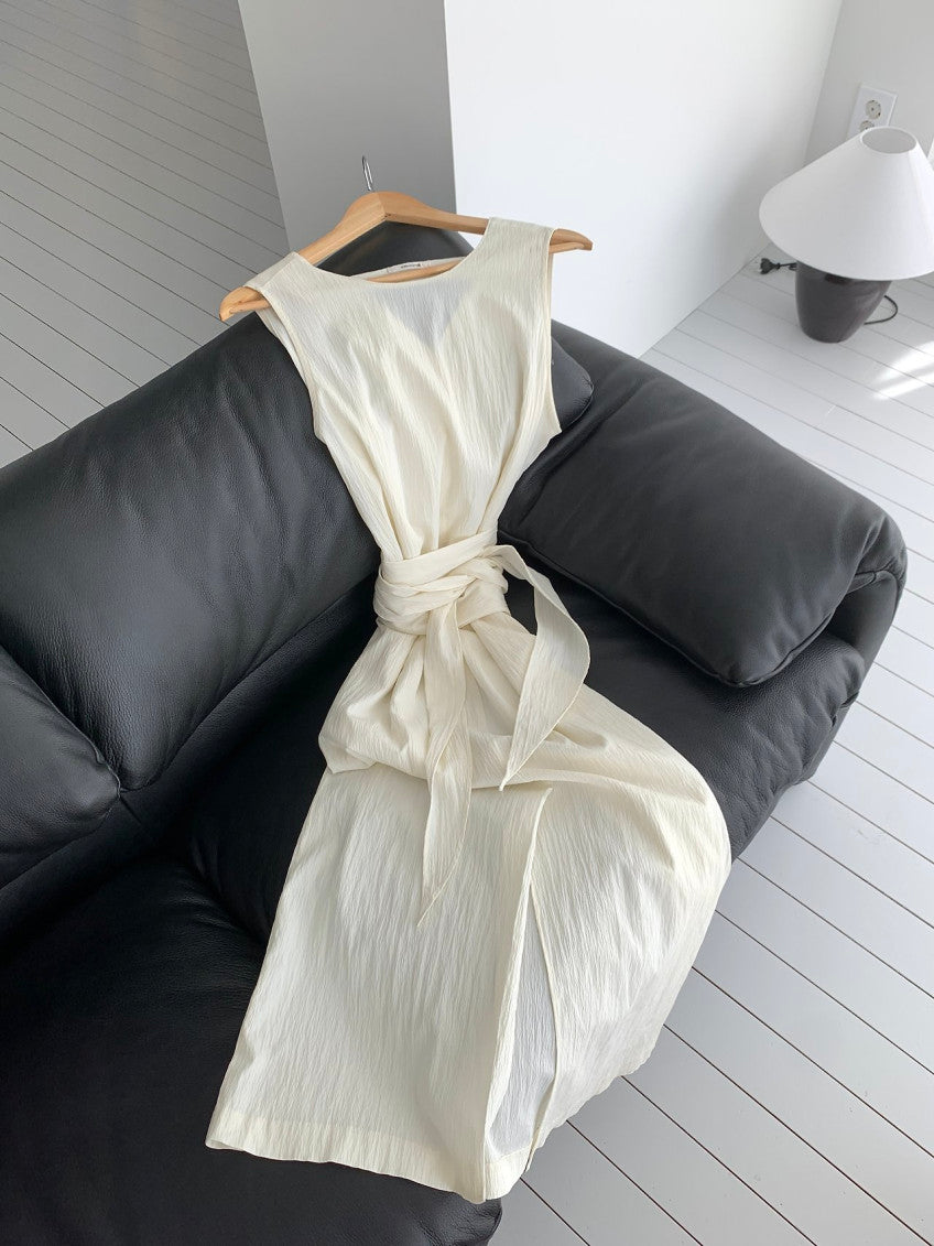 * Dove Sleeveless Maxi Dress