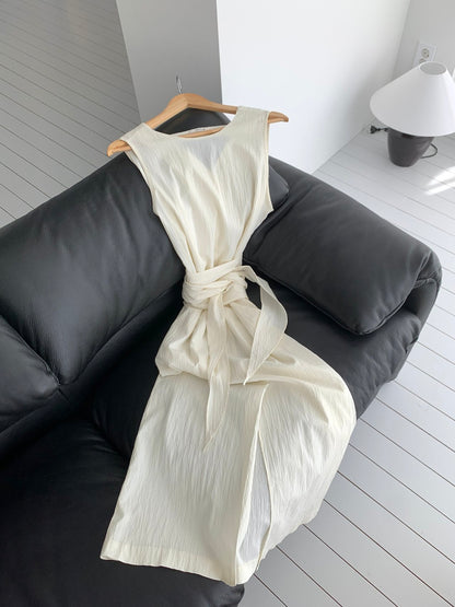 * Dove Sleeveless Maxi Dress