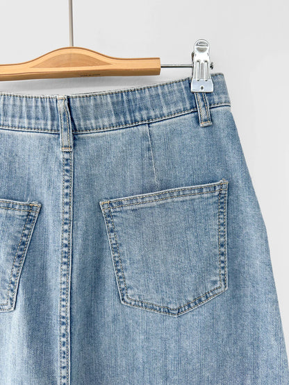Front Pocket Denim Skirt(~7/6)