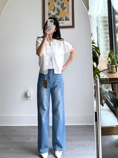 Flex Straight Denim - AdoreMeU