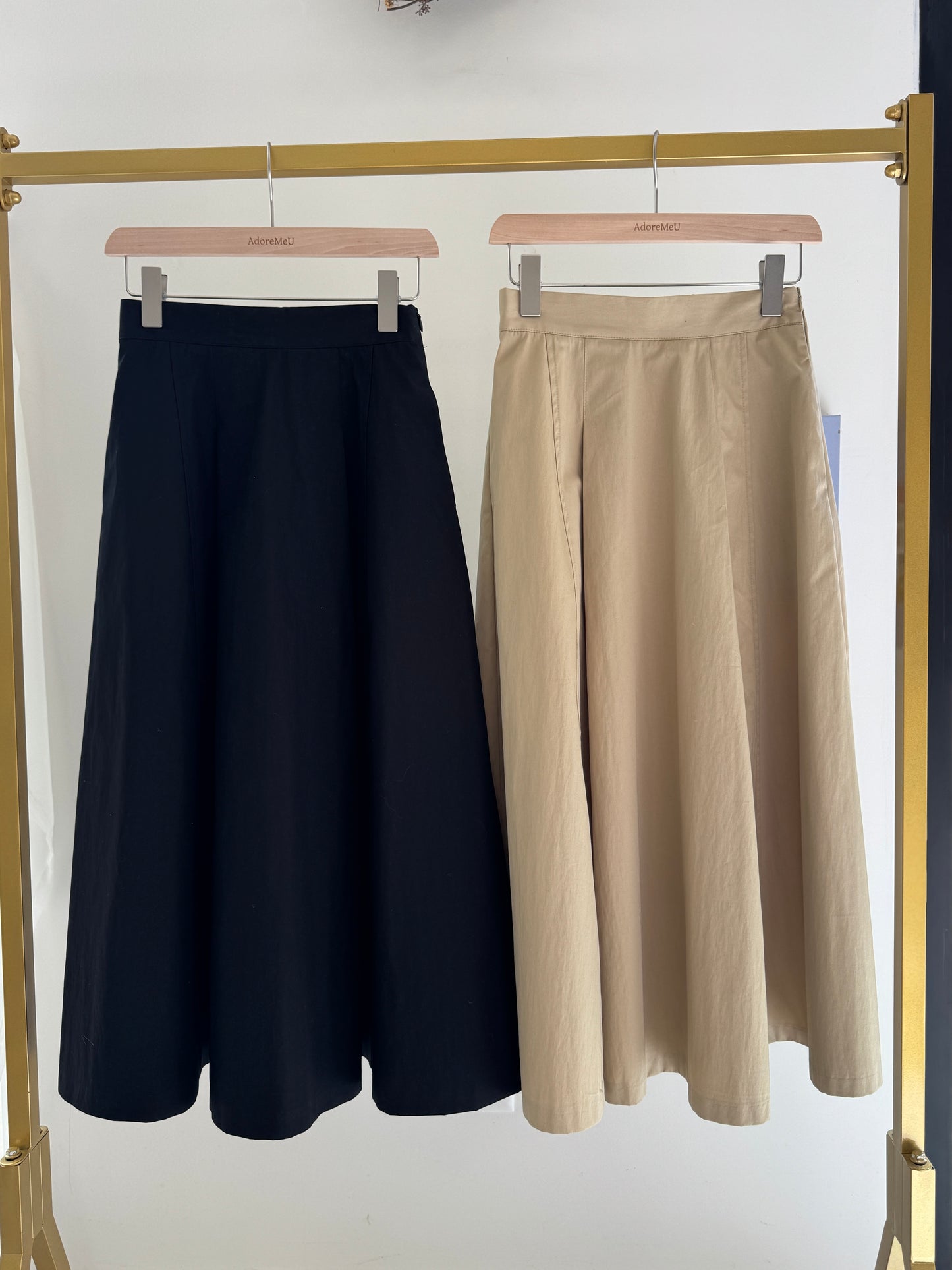 Pintuck A line Skirt