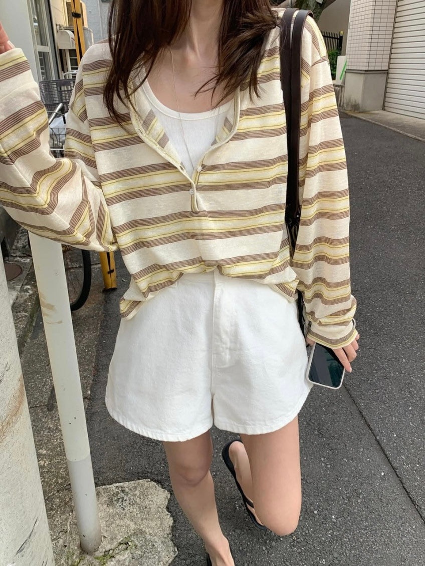 * Youth Stripe Loose Tee