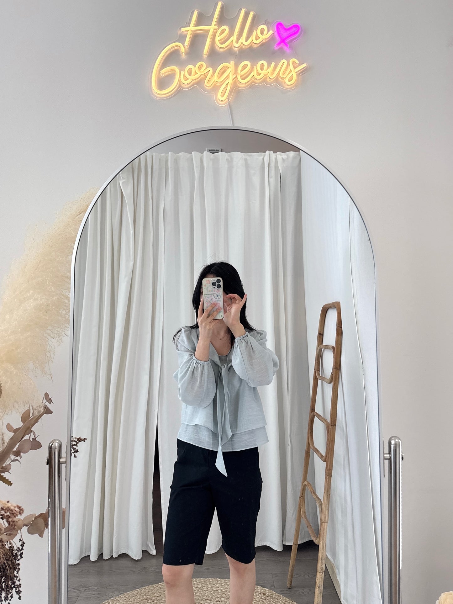 Rose Tie Blouse