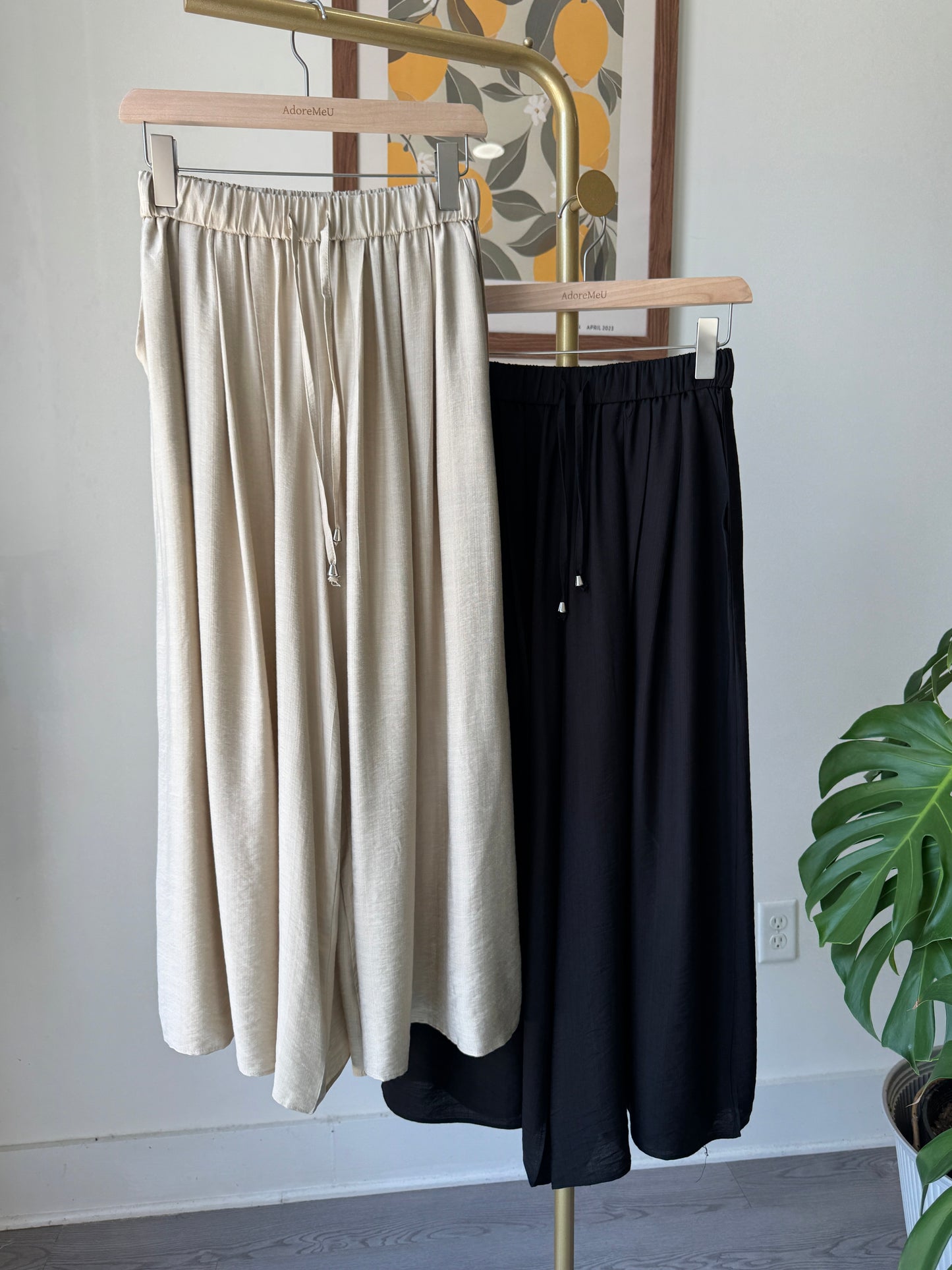 Wide Pintuck Pants(~7/4)