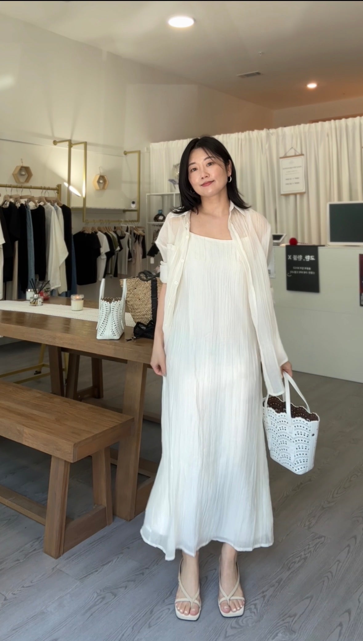 Wrinkle Shirt and Dress Set (~7/2)