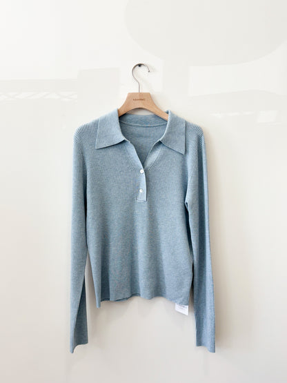Collar Button Golgi Knit - AdoreMeU