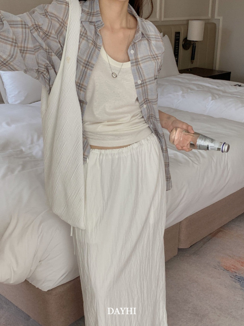 Oversized Check Shirt