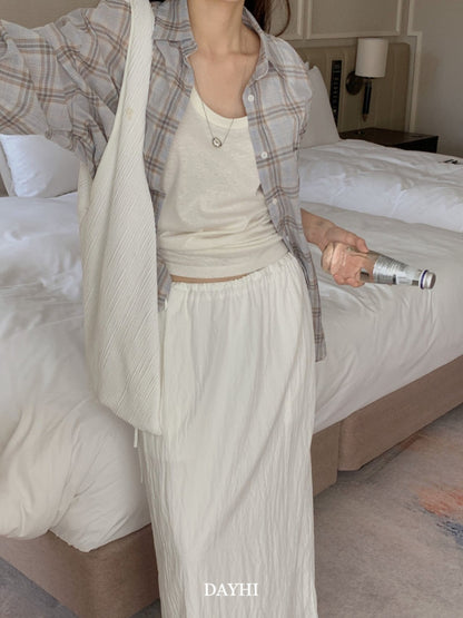 Oversized Check Shirt
