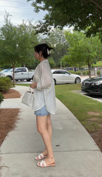 Sheer Stripe Shirt(~7/13)