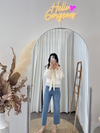 Rose Tie Blouse