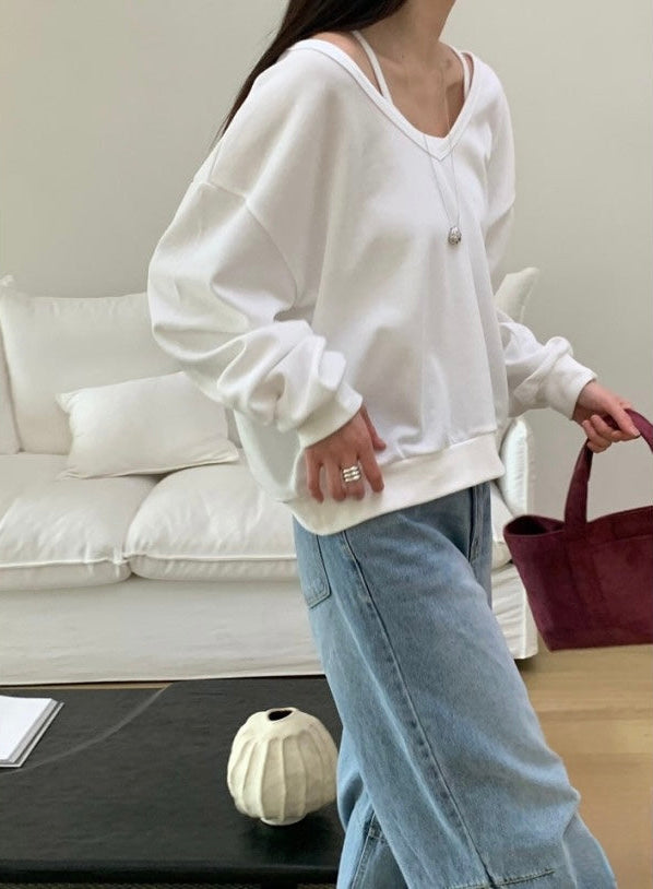 Preto Sweatshirt &Tank Top Set (~9/5)