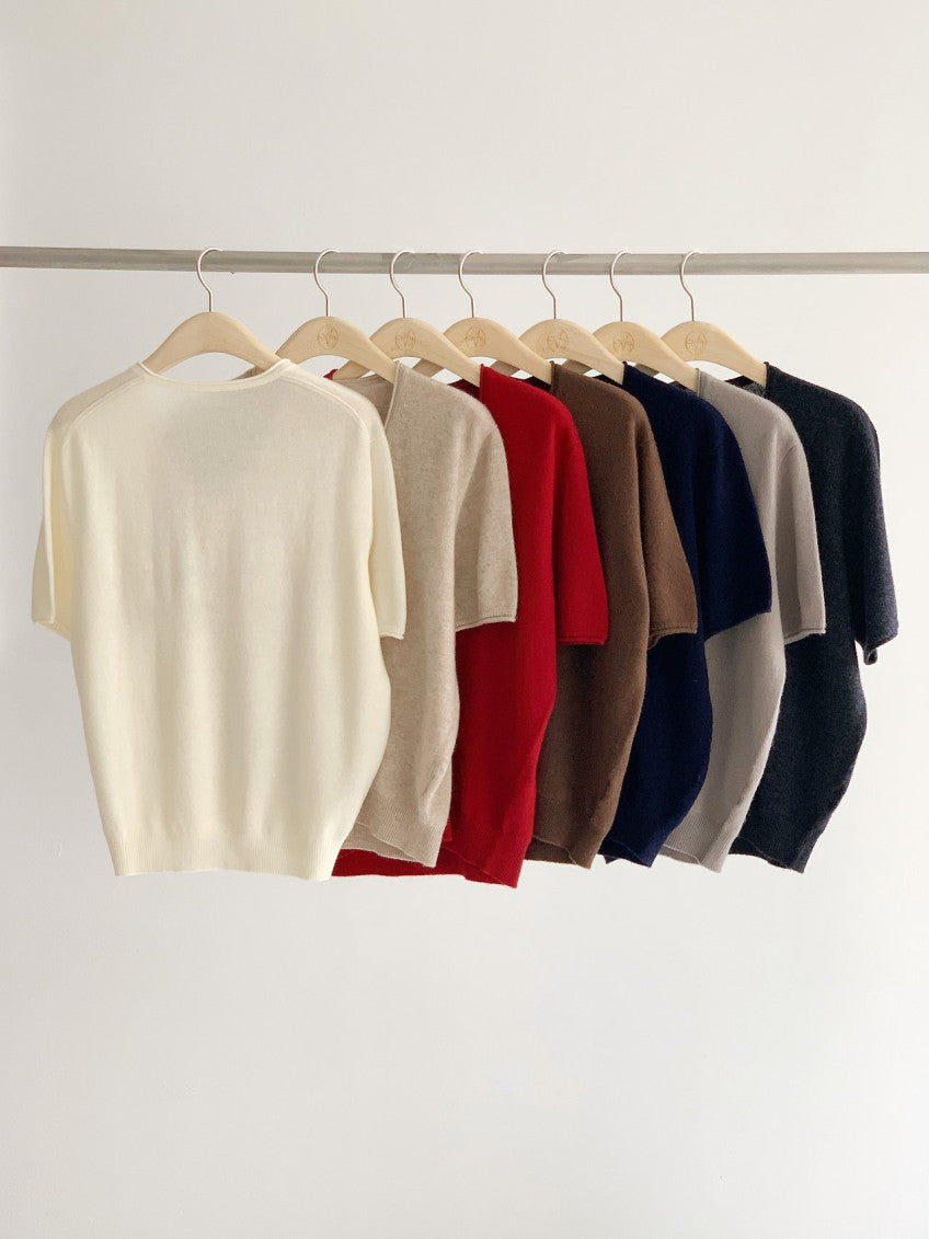 Wholegarment Short Sleeve Knit (~10/24)