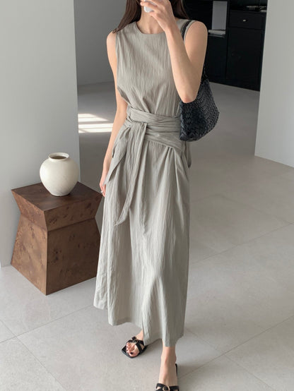 * Dove Sleeveless Maxi Dress