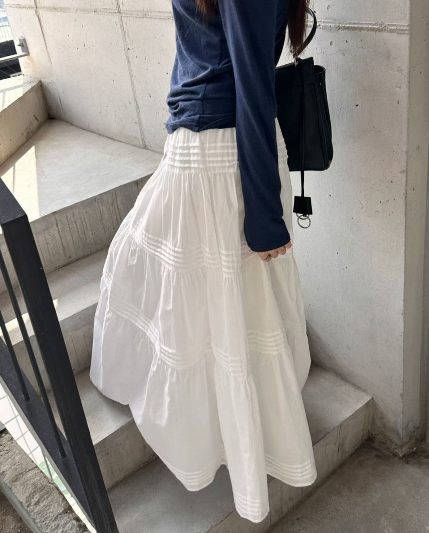 *Tiered Frill Maxi Skirt
