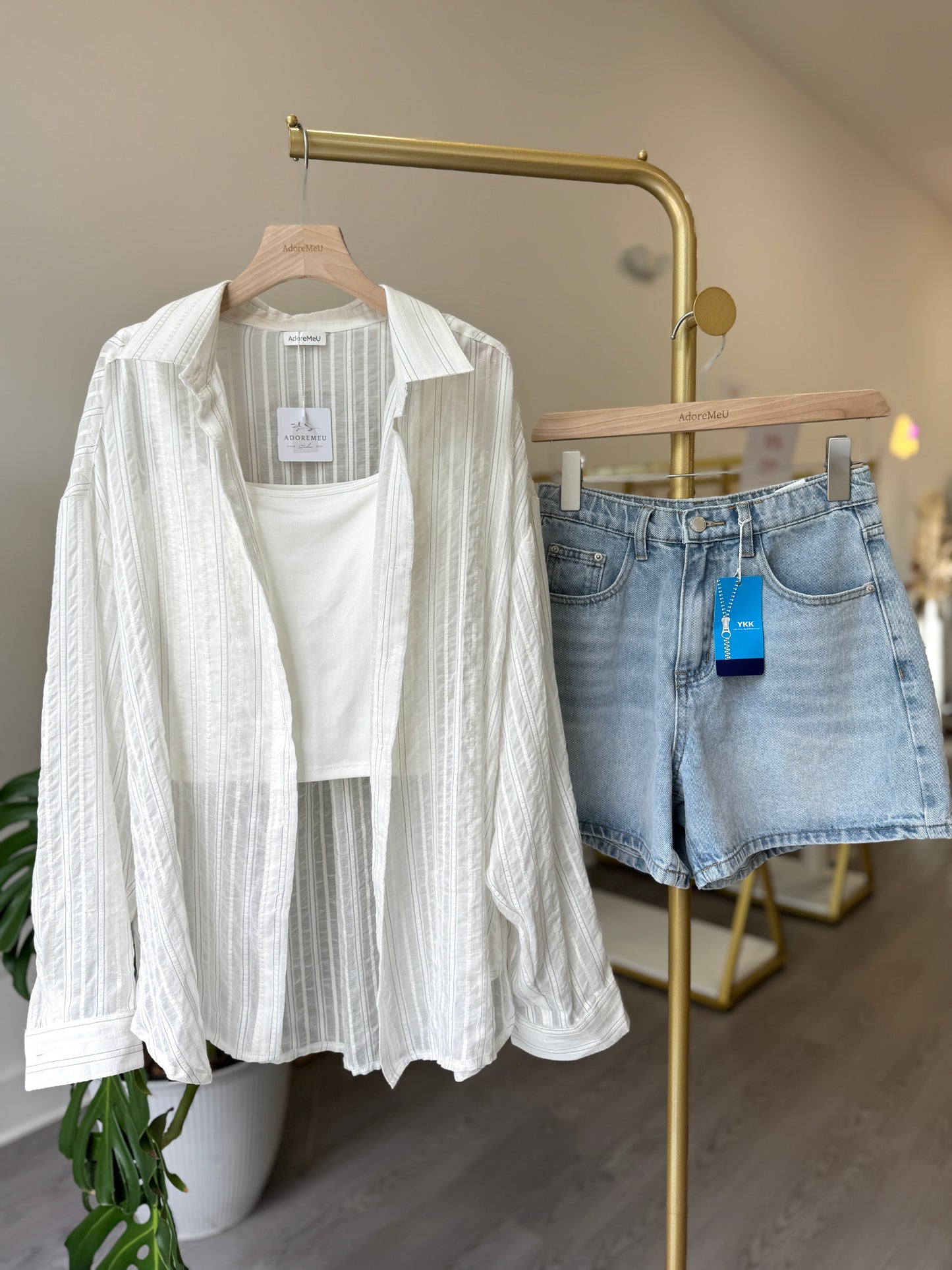 Sheer Stripe Shirt(~7/13)